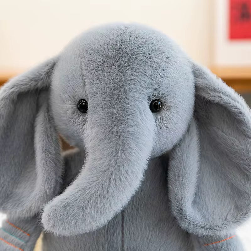 Elephant Stuffed Animal – Soft Plush Toy for Kids & Babies