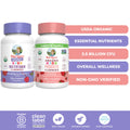 Maryruth'S Kids Organic Daily Health & Calm Bundle - Organic Kids Multivitamin Gummies & Kids Magnesium Gummies