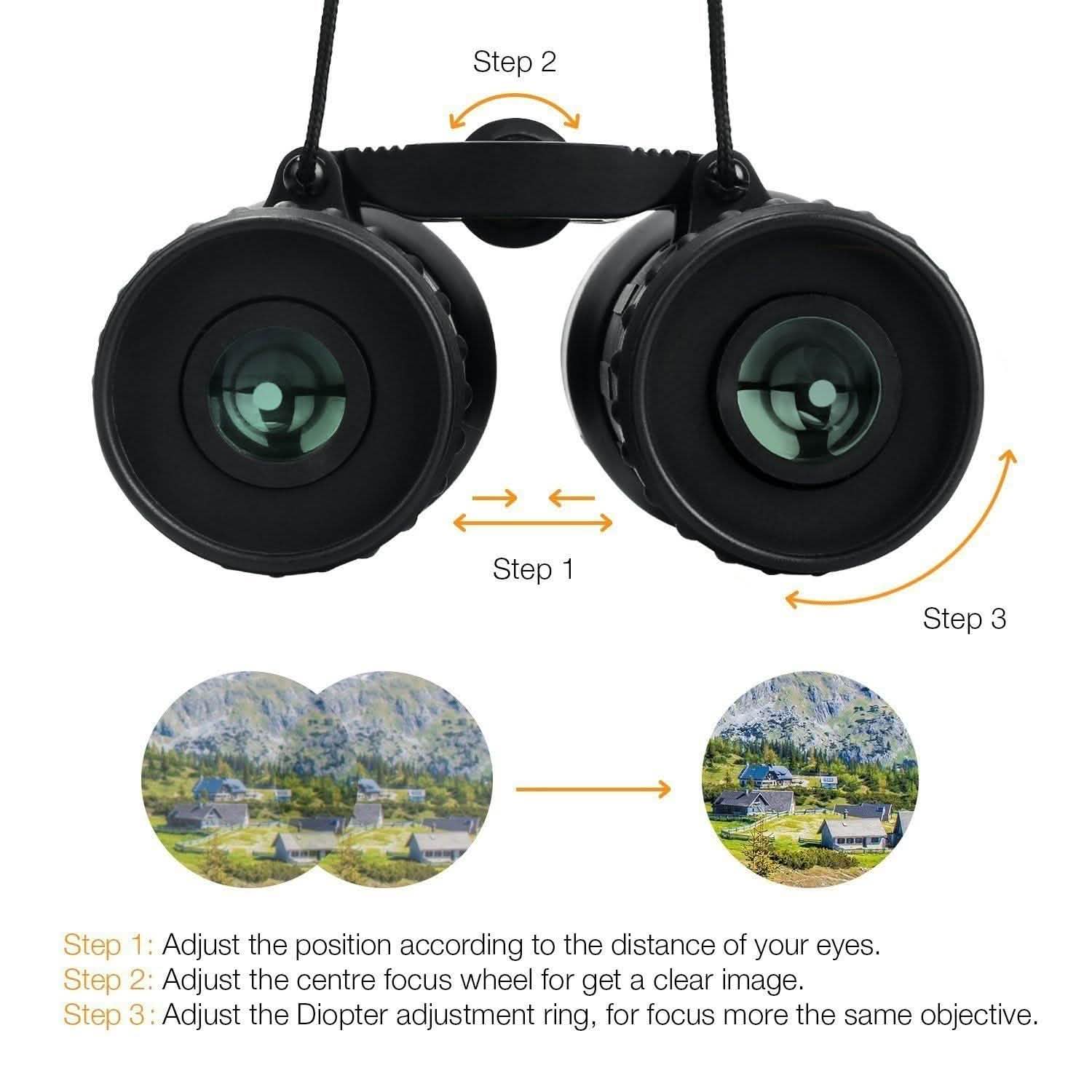 8x21 Small Compact Lightweight Binoculars