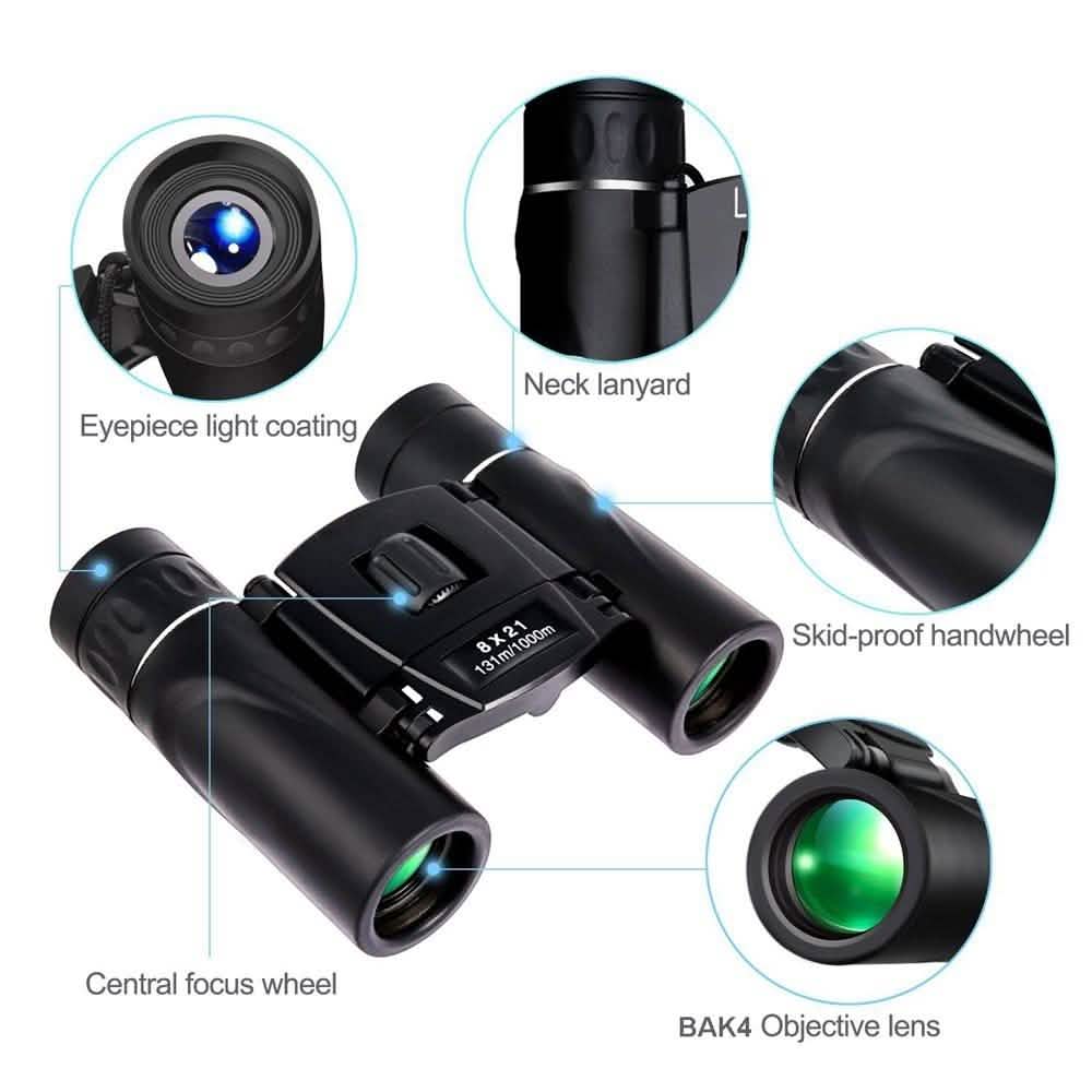 8x21 Small Compact Lightweight Binoculars