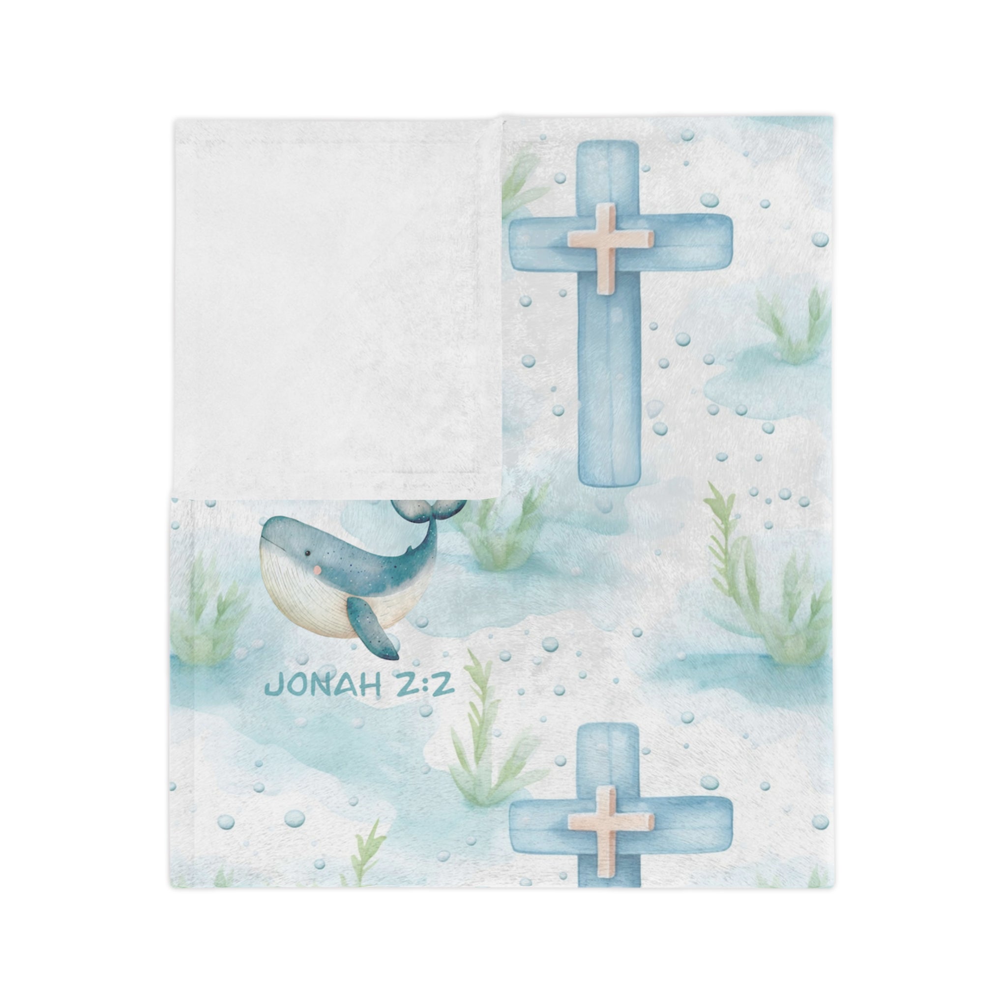 Inspired Jonah 2:2 Fleece Blanket