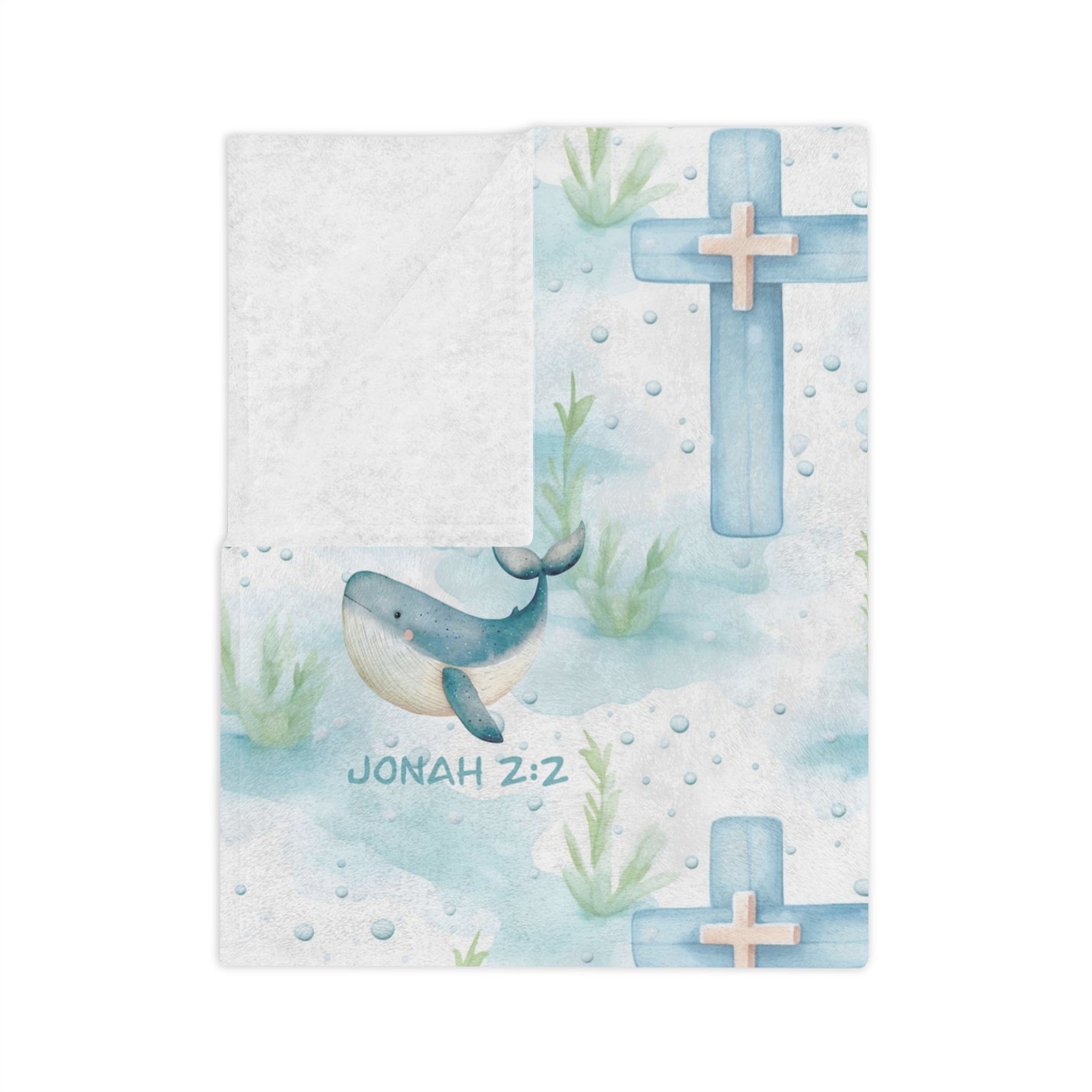Inspired Jonah 2:2 Fleece Blanket