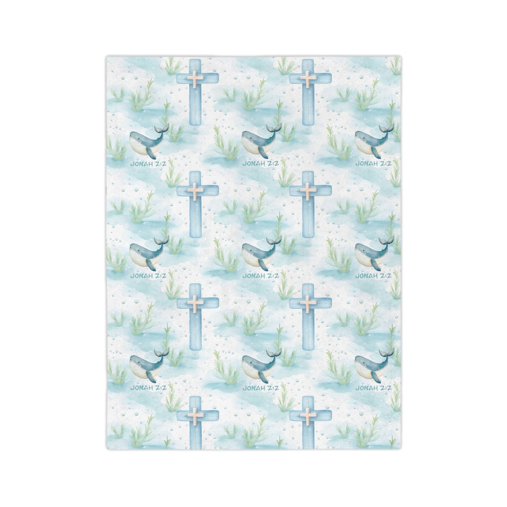 Inspired Jonah 2:2 Fleece Blanket