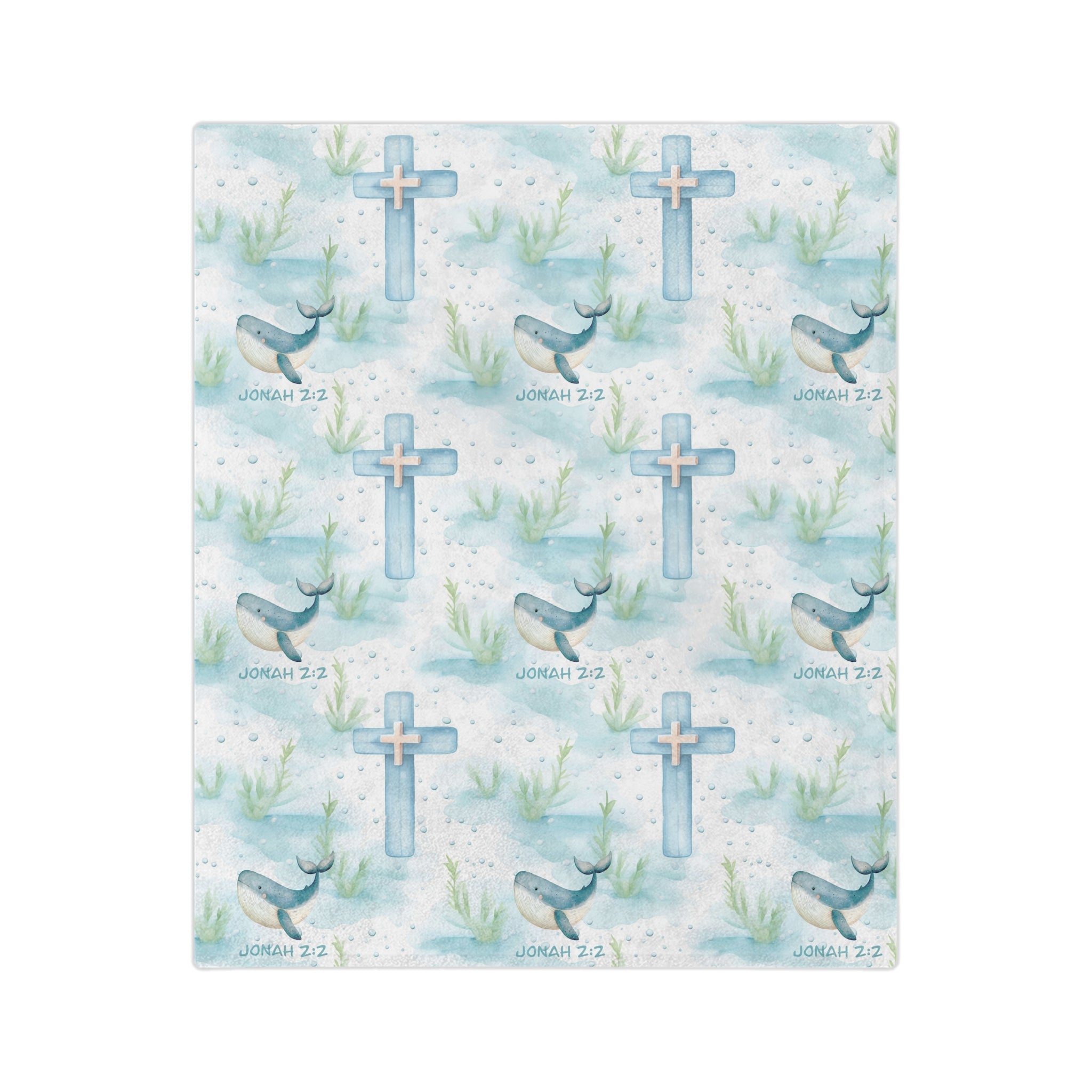 Inspired Jonah 2:2 Fleece Blanket
