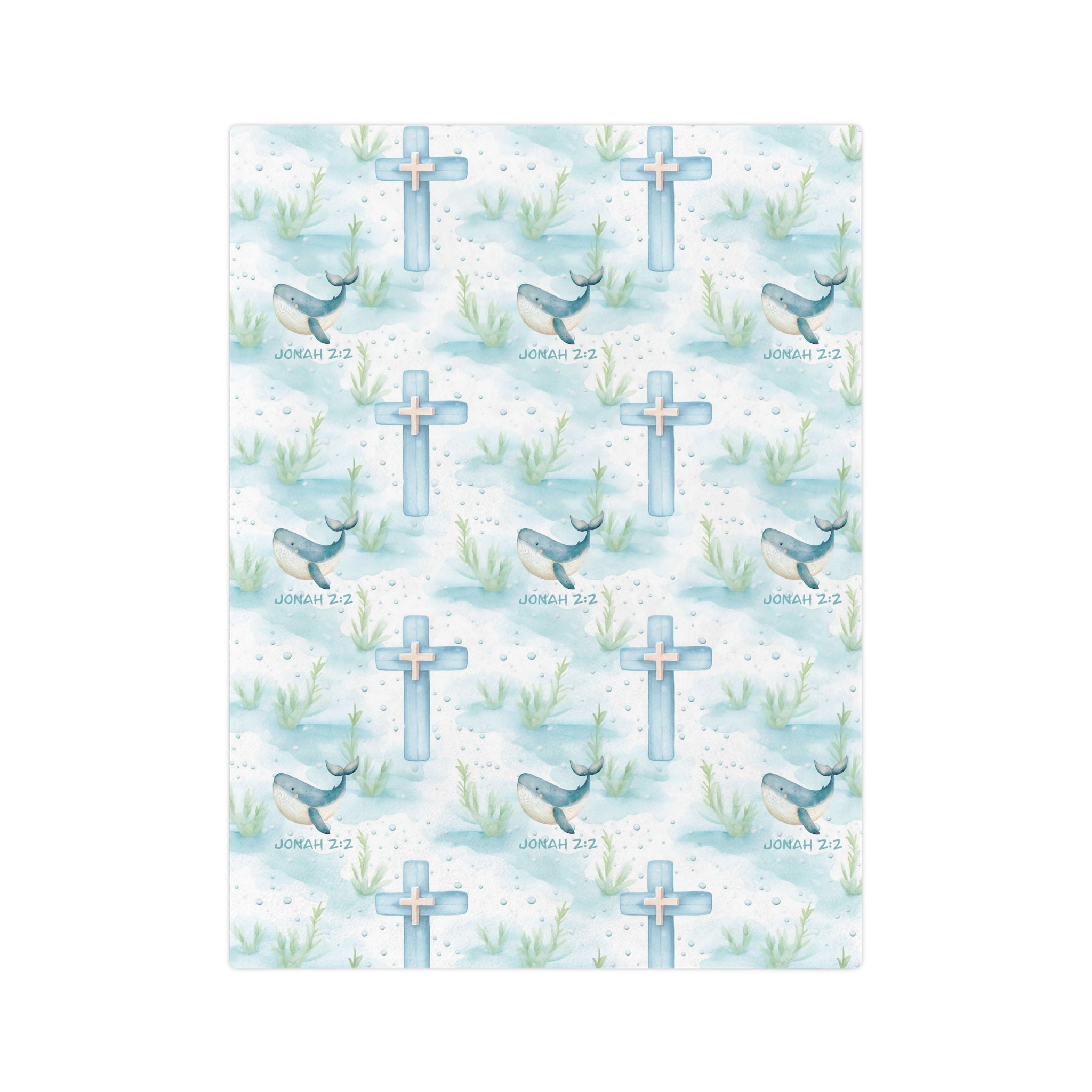 Inspired Jonah 2:2 Fleece Blanket