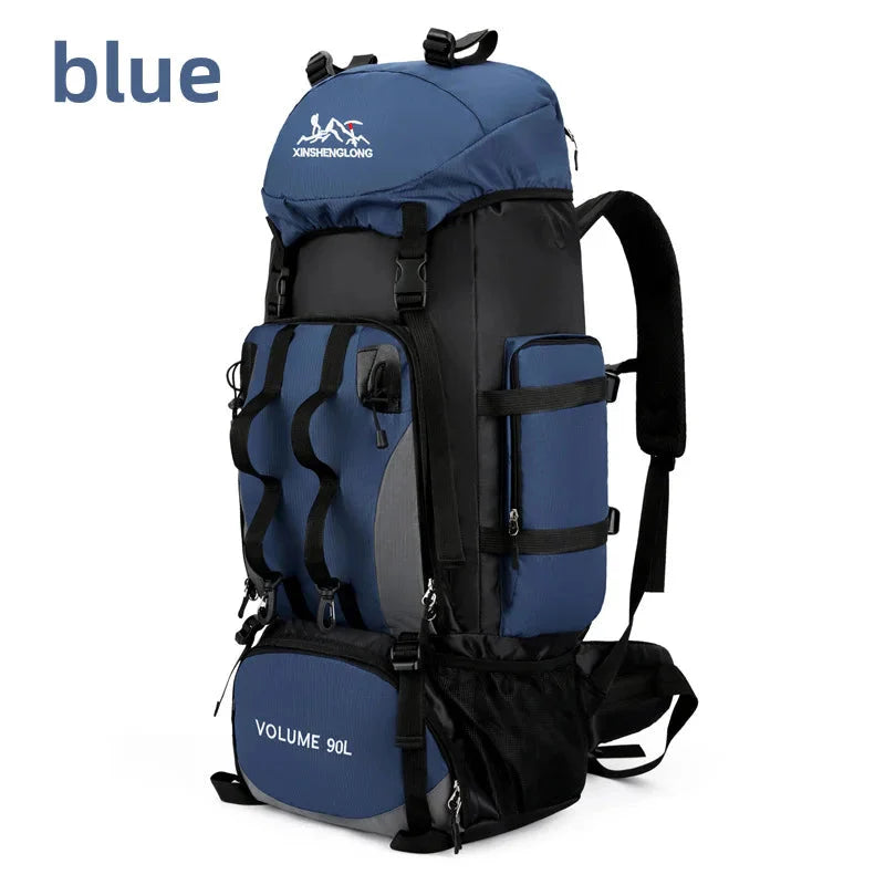 90L Waterproof Hiking Backpack Large Camping & Trekking Rucksack