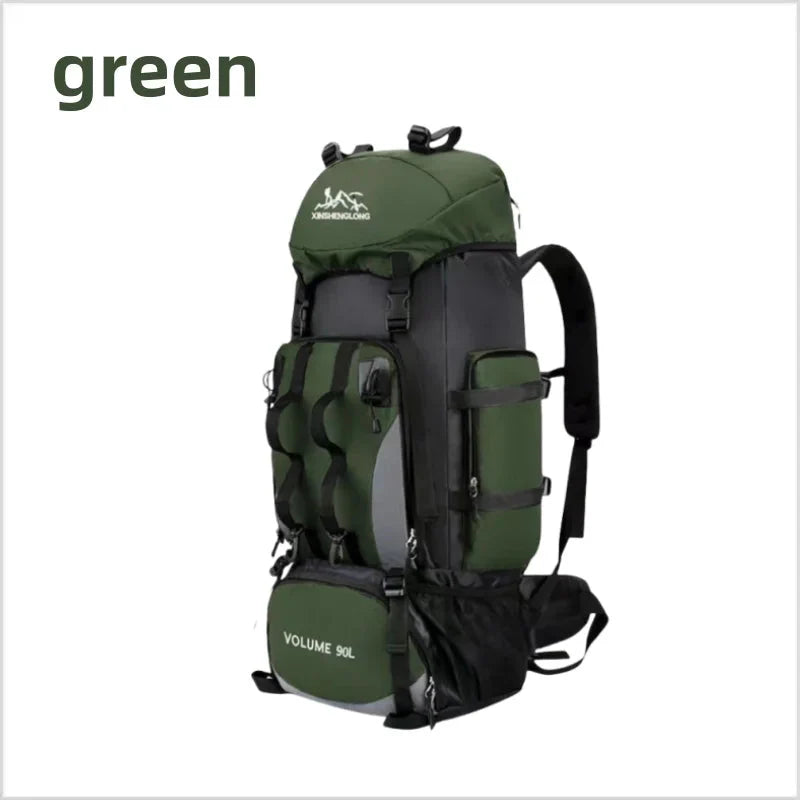 90L Waterproof Hiking Backpack Large Camping & Trekking Rucksack