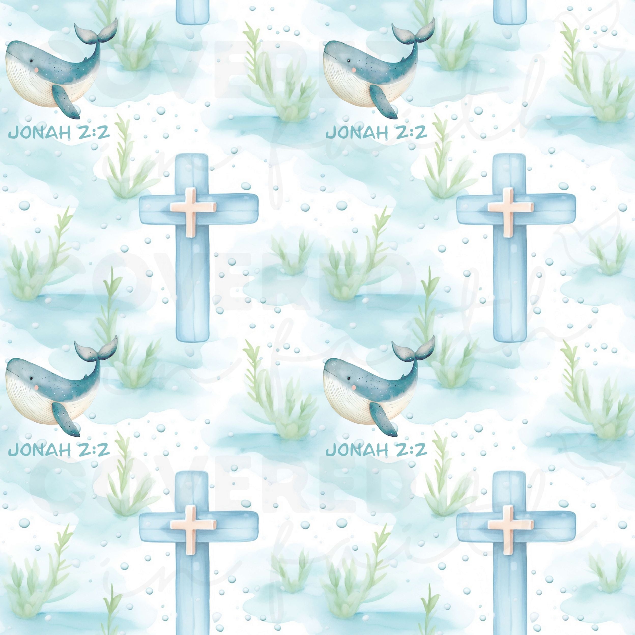 Inspired Jonah 2:2 Fleece Blanket
