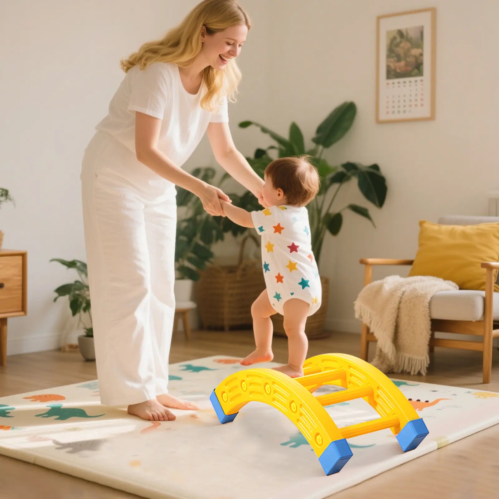 6-In-1 Foldable Climbing Toys,Montessori Climbing Set,Climber Indoor Jungle Gyms for Toddiers Montessori Toys,Pikler Triangle Set