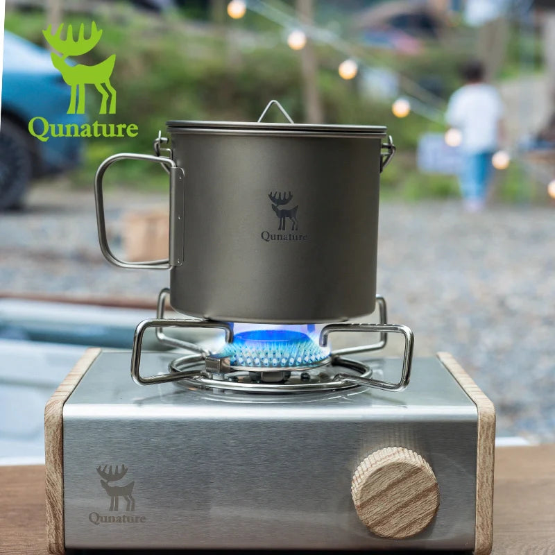 Mini Cassette Stove with 2.8KW Flame and Magnetic Gas Tank Portable Design