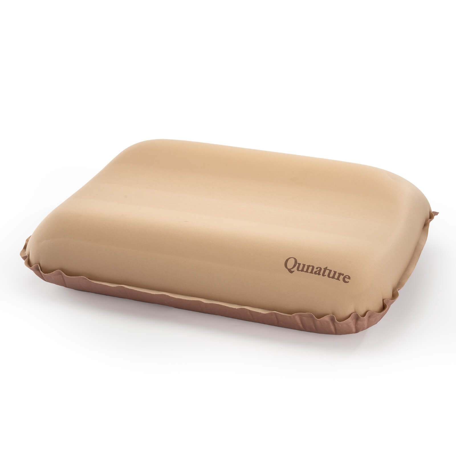 Qunature Self-Inflating Cheese Foam Camping Pillow